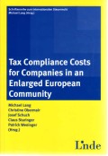 Tax Compliance Costs For Companies in An Englarged European Community