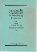 Improving tax administration in developing countries