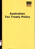 Australian Tax Treaty Policy