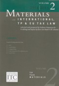 Materials on International, TP and EU Tax Law 2014-2015 vol. 2