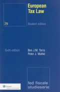 European Tax Law - 6th Edition