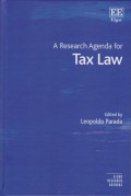 A Research Agenda for Tax Law