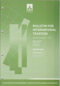 Bulletin for International Taxation Vol. 66 No. 11 - 2012