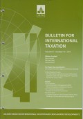 Bulletin for International Taxation Vol. 67 No. 10 - 2013