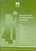 Bulletin for International Taxation Vol. 69 No. 10 - 2015