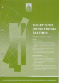 Bulletin for International Taxation Vol. 73 No. 10 - 2019