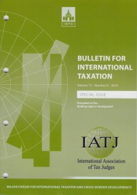 Image of Bulletin for International Taxation Vol. 73 No. 8 - 2019