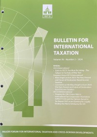 Bulletin for International Taxation Vol. 78 No. 2 - 2024