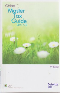 China Master Tax Guide 2011/12