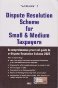 Dispute Resolution Scheme for Small & Medium Taxpayers