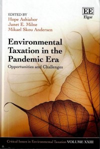Environmental Taxation in the Pandemic Era: Opportunities and Challenges