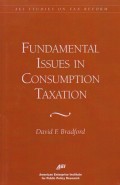 Fundamental Issues in Consumption Taxation