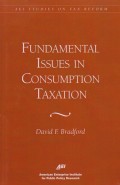 Fundamental Issues in Consumption Taxation