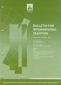 Bulletin for International Taxation Vol. 69 No. 8 - 2015