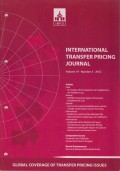 International Transfer Pricing Journal Vol. 19 No. 3 - 2012