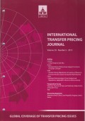 International Transfer Pricing Journal Vol. 20 No. 5 - 2013