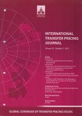 International Transfer Pricing Journal Vol. 20 No. 3 - 2013