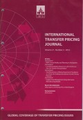 International Transfer Pricing Journal Vol. 21 No. 2 - 2014