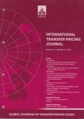 International Transfer Pricing Journal Vol. 21 No. 6 - 2014