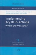 Implementing Key BEPS Actions: Where Do We Stand?