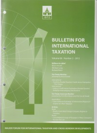 Image of Bulletin for International Taxation Vol. 66 No. 2 2012
