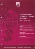 International Transfer Pricing Journal Vol. 20 No. 4 - 2013