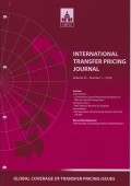 International Transfer Pricing Journal Vol. 25 No. 1 - 2018