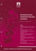 International Transfer Pricing Journal Vol. 25 No. 6 - 2018