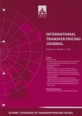 International Transfer Pricing Journal Vol. 26 No. 4 - 2019