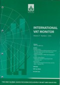 International VAT Monitor Vol. 27 No. 2 - 2016