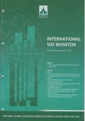 International VAT Monitor Vol. 29 No. 5 - 2018
