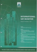 International VAT Monitor Vol. 29 No. 6 - 2018