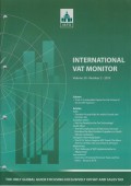International VAT Monitor Vol. 30 No. 2 - 2019