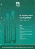 International VAT Monitor Vol. 30 No. 3 - 2019