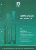 International VAT Monitor Vol. 30 No. 5 - 2019