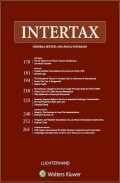 Intertax: Volume 52, Issue 1, January, 2024