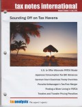 Tax Notes International: Volume 67, Number 1, July 2, 2012