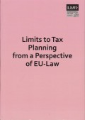 Limits to tax Planning from a Perspective of EU-Law
