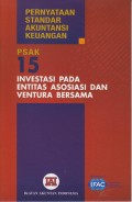 Pernyataan Standar Akuntansi Keuangan (PSAK) 15 - Investasi Pada Entitas Asosiasi dan Ventura Bersama