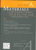 Materials on International & EC Tax Law Volume A (2018-2019)