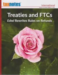 Tax Notes International: Volume 95, Number 1, July 1, 2019