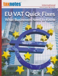 Tax Notes International: Volume 95, Number 2, July 8, 2019
