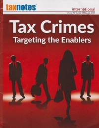 Tax Notes International: Volume 95, Number 4, July 22, 2019