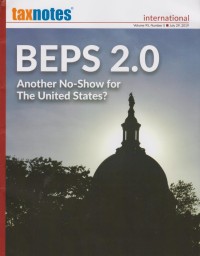 Tax Notes International: Volume 95, Number 5, July 29, 2019