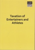 Taxation of Entertainers and Athletes