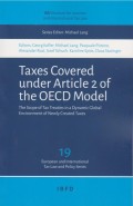 Taxes Covered under Article 2 of the OECD Model