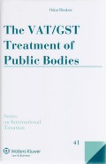 The VAT/GST Treatment of Public Bodies