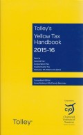 Tolley's Yellow Tax Handbook 2015-16 Part 1a