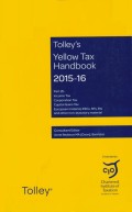 Tolley's Yellow Tax Handbook 2015-16 Part 2b