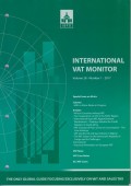 International VAT Monitor Vol. 28 No. 1 - 2017
